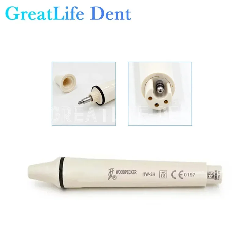 

GreatLife Dent HW-3H Dental Ultrasonic Scaler Handpiece Woodpecker Dental Ultrasonic Scaler Handpiece For Dental Scaler