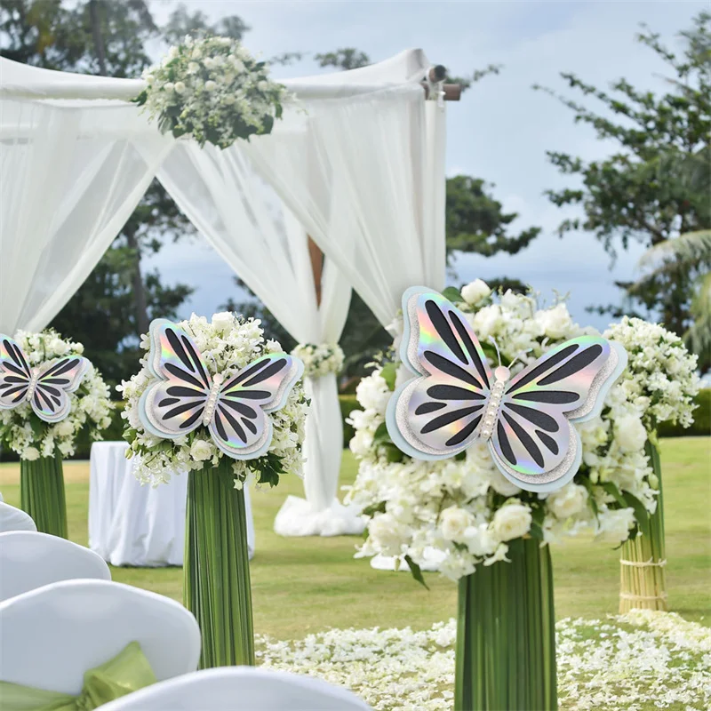 Наклейка-бабочка большого размера 28 см наклейки на стену украшение для дома и