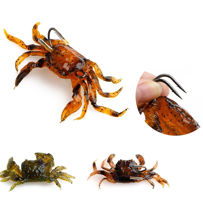 рыбалка Приманки рыболовные воблеры для рыбалки блесна Приманки-крабы 10 см
