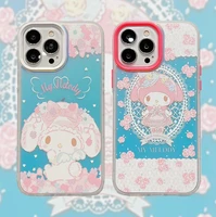 my melody phone case for iphone 12 11 pro max 7 8 xr x xs max se 2020 phone cover silicong anti fall coque shell