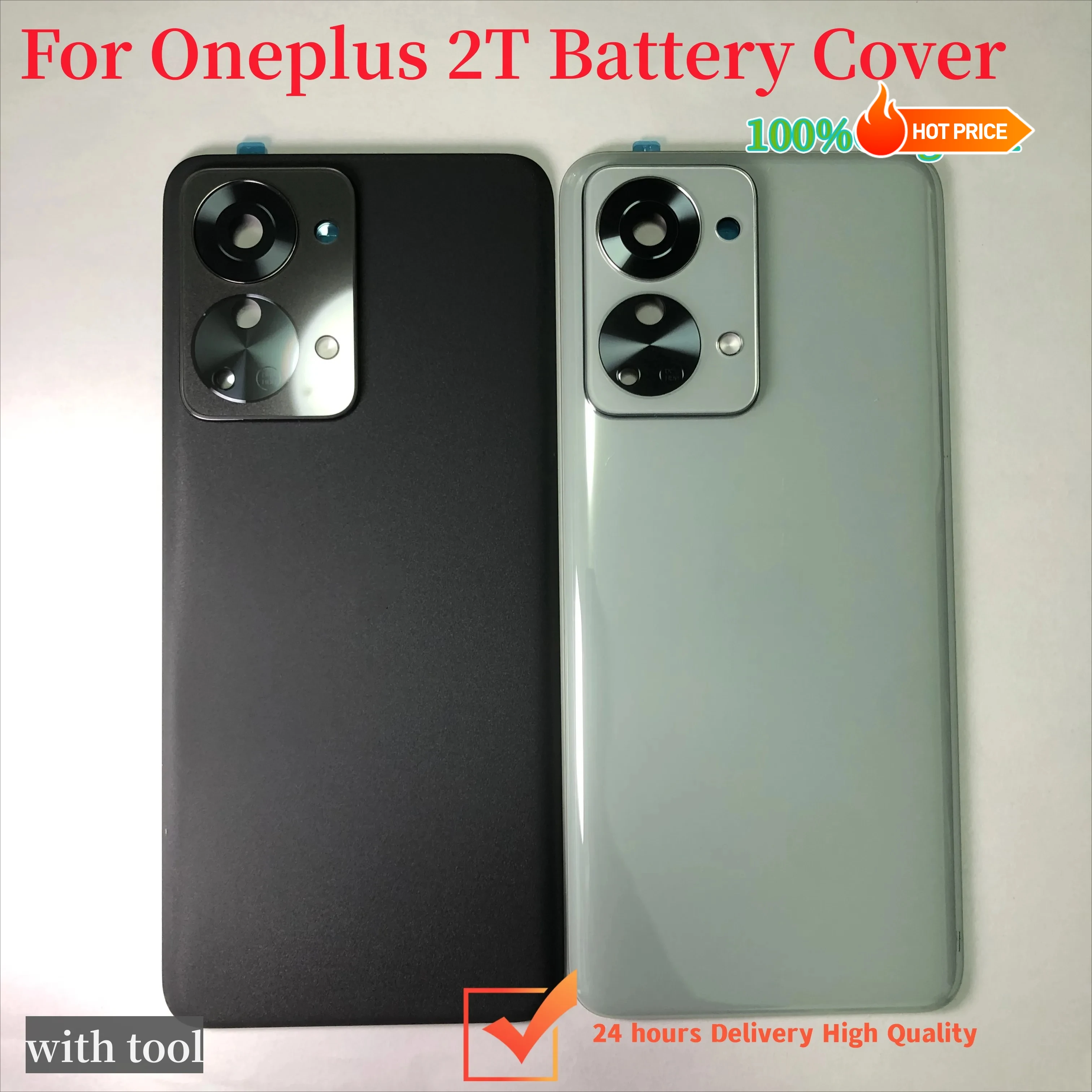 Заднее стекло для OnePlus Nord 2T крышка батарейного отсека корпус задней двери CPH2399