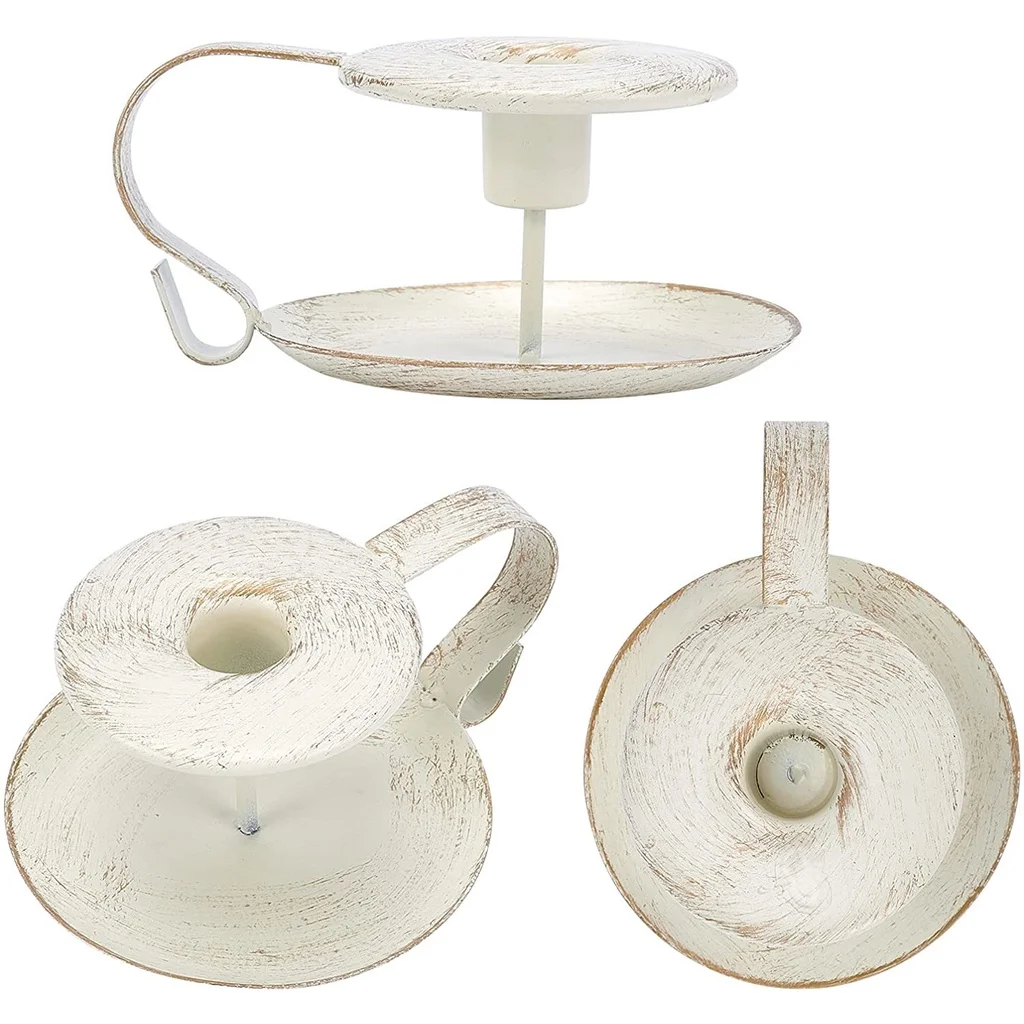 

3 шт., подсвечник из кованого железа