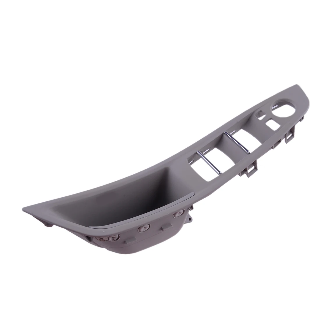 

Ручка для внутренней дверной панели автомобиля, Натяжной отделочный чехол, серый, для водителя с левой стороны, подходит для BMW F10, F11, F18, 5 сер...