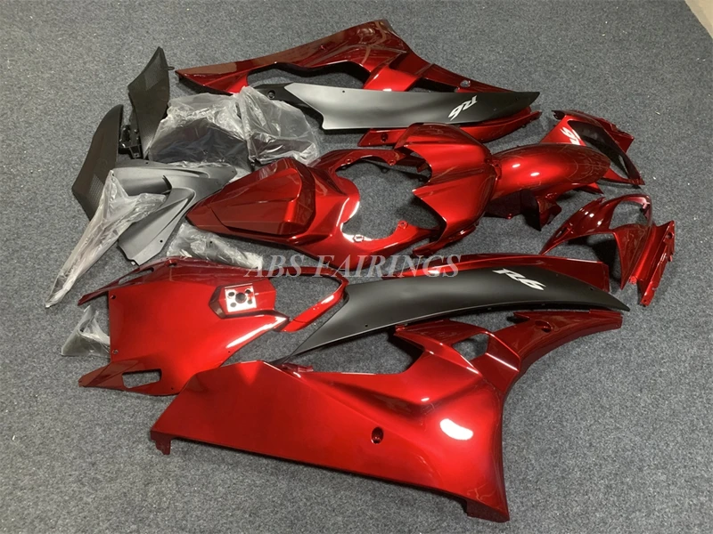 

4Gifts Injection mold New ABS Fairing Kit Fit for YAMAHA YZFR6 06 07 YZF R6 2006 2007 YZF600 yzfr6 06 07 Fairings Set Red Black