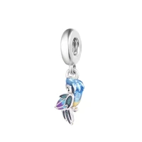 2022 summer ocean charm logo s925 sterling dangle chain bracelets girl friends pendant 100 real silver beads
