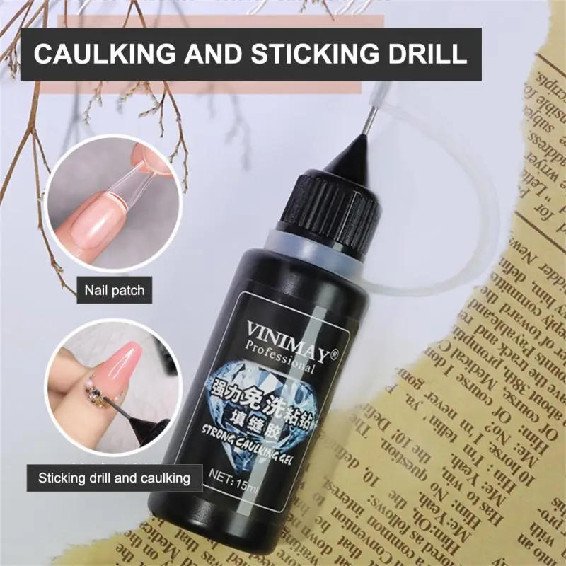 

Клейкий клей для ногтей, 10/15 мл