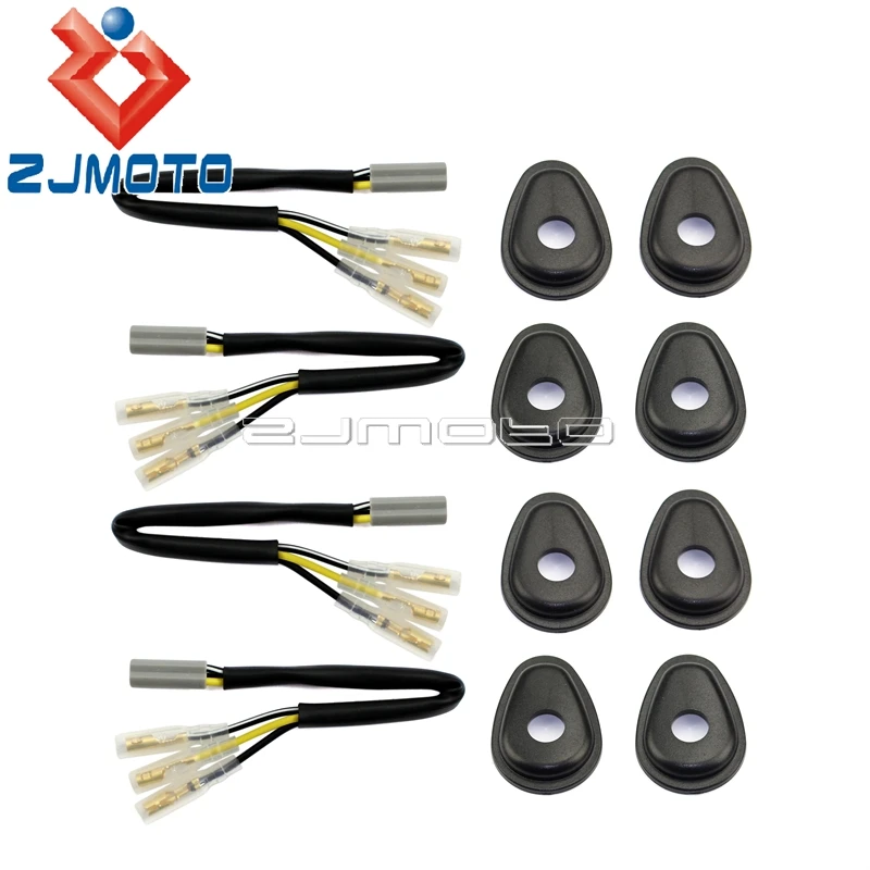 Переходник для сигнала поворота со штекером, распорка для Yamaha YZF R6 R1 R3 R25 FZ6 MT03 Φ MT10, детали GSXR GSX R 600 1000