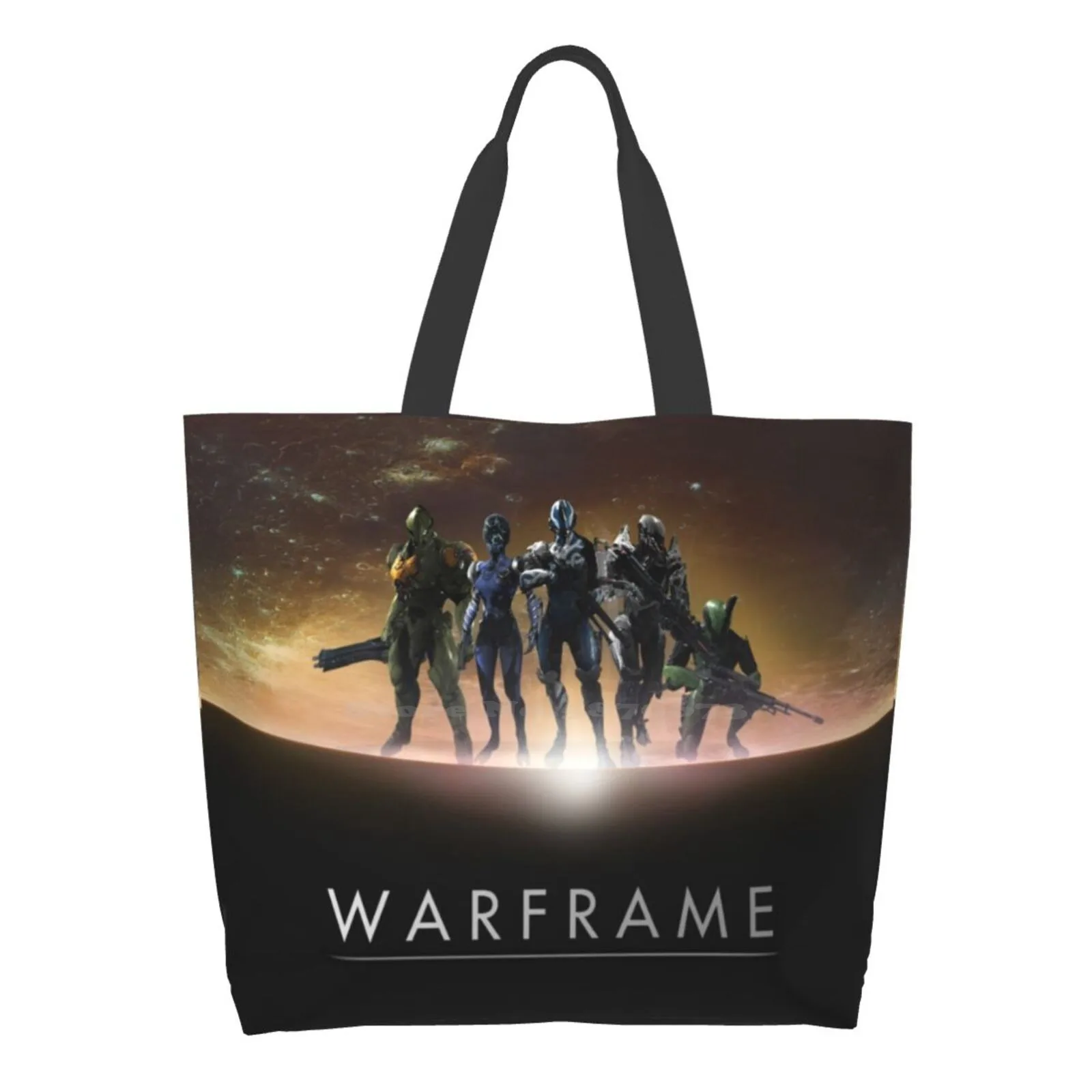 

Warframe Reach I Reusable Shopping Bag Tote Large Size Warframe Clem Gaming Grineer Tenno Ash Excalibur Grakata Ivara Lotus