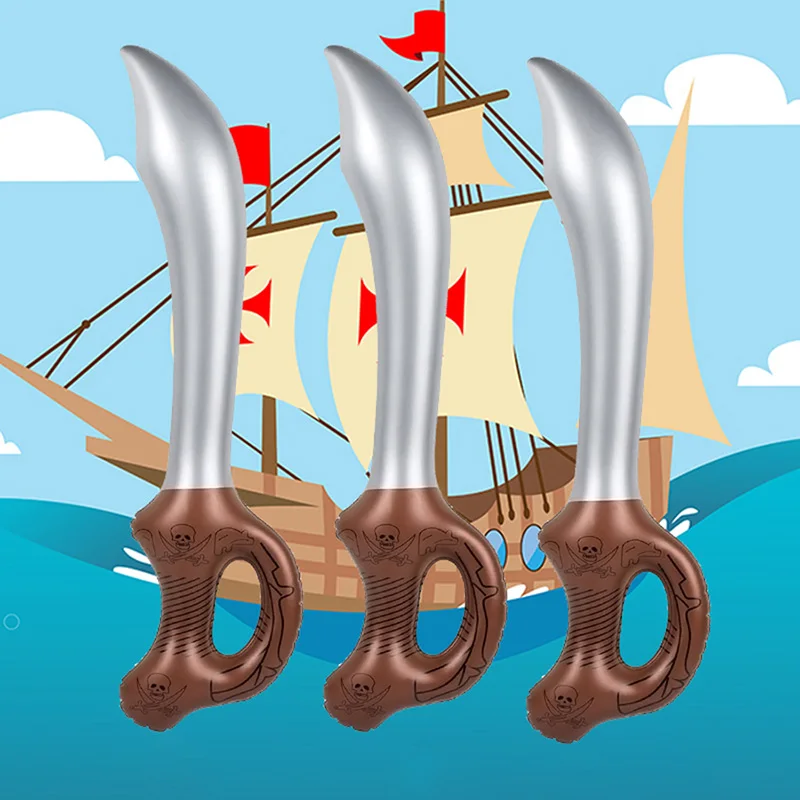 6/12 шт. надувные пиратские мечи игрушка на Хэллоуин мяч для вечеринки день