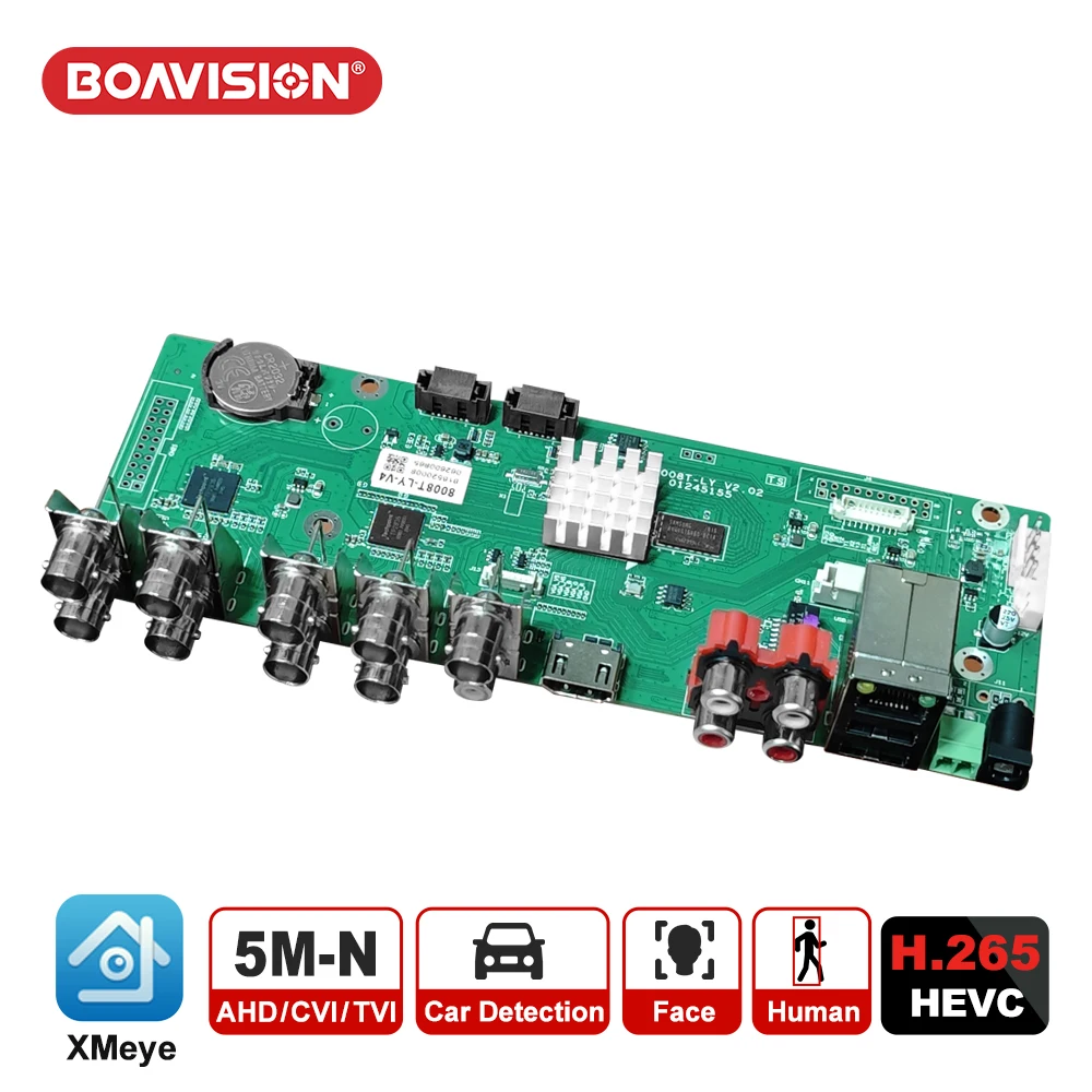 

BOAVISION 8004T-XMC-V2/8008T-LY-V4 8-канальный H.265 DVR