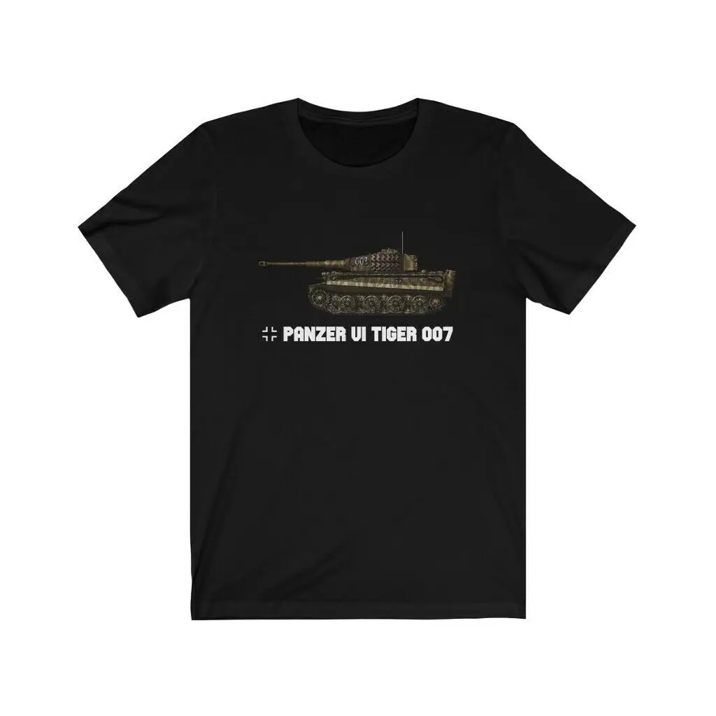 

WW2 Wehrmacht Panzer Ace Michael Wittmann German Tiger Tank T-Shirt. Premium Cotton Short Sleeve O-Neck Mens T Shirt New S-3XL