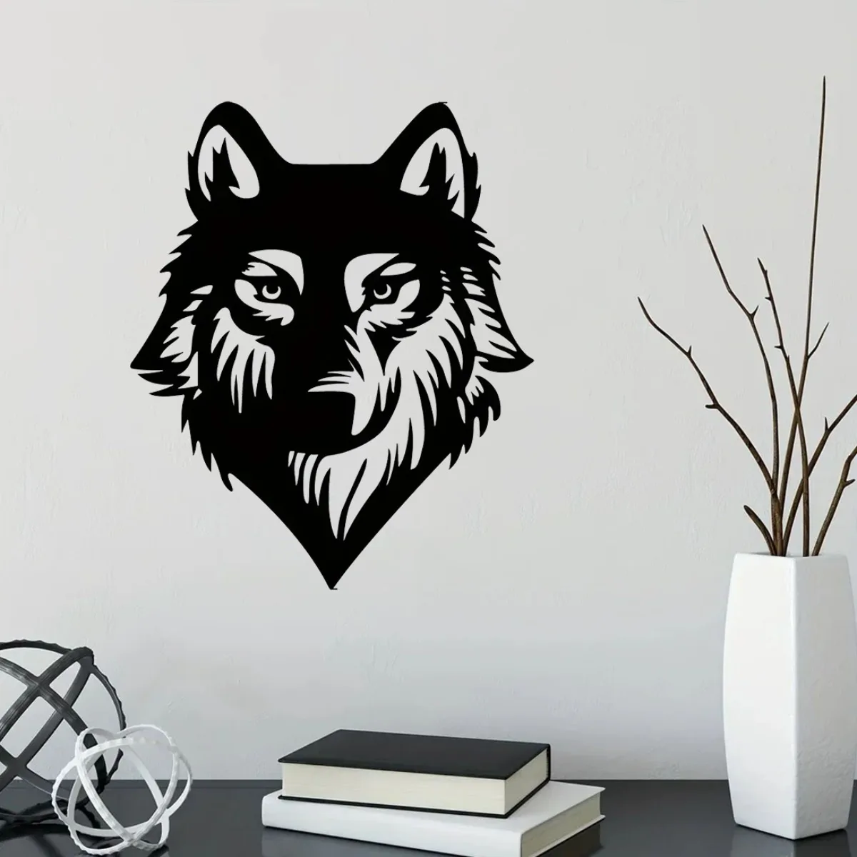 Голова Волка Гладильный Орнамент Настенное Искусство