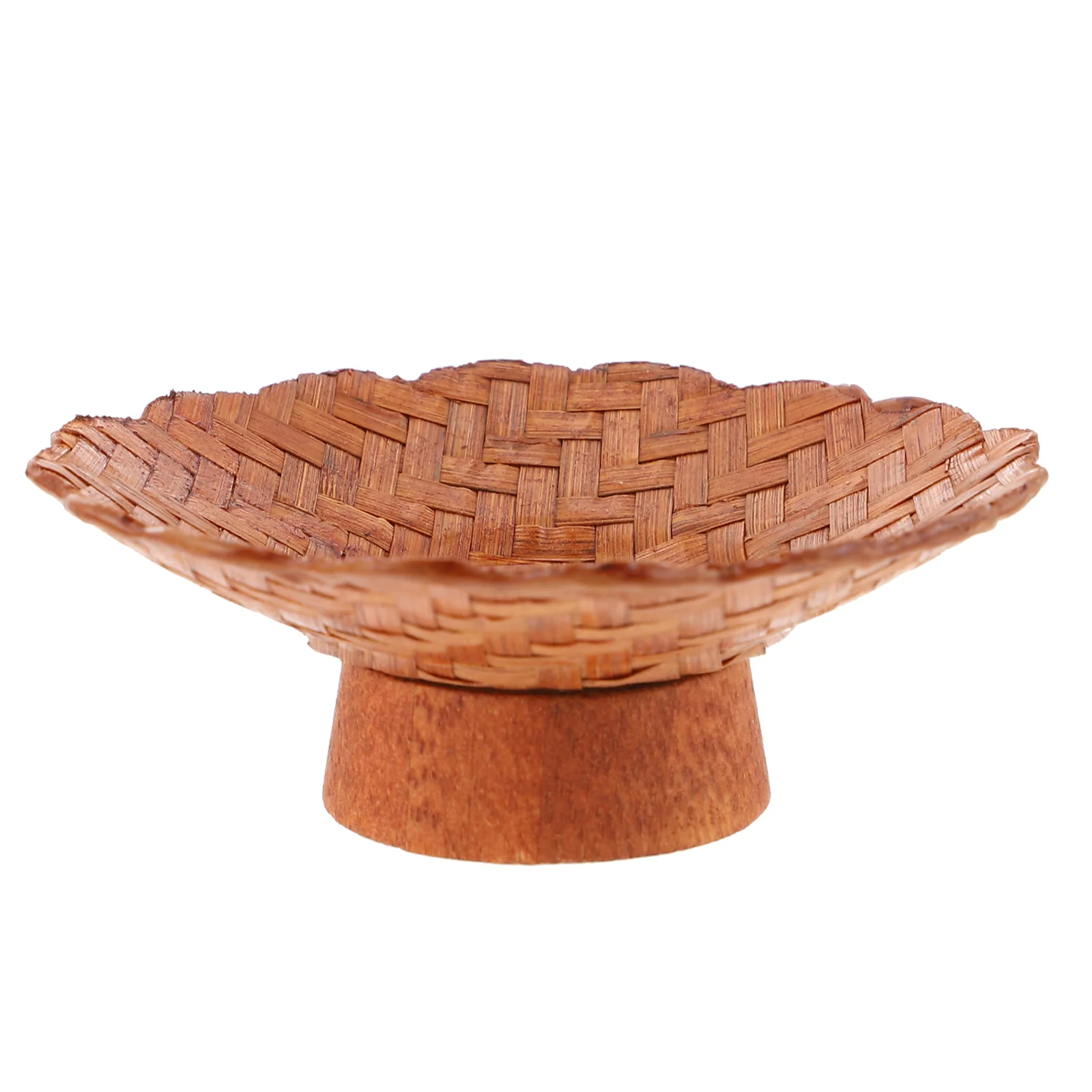 

Decorative Bamboo Coaster Heat Insulated Cup Pad Tearoom Teacup High Mat