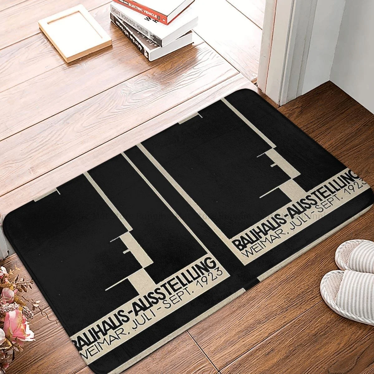 

Ancient Roman SPQR Bath Non-Slip Carpet Bauhaus 1923 Weimar Advertisement Bedroom Mat Welcome Doormat Floor Decoration Rug