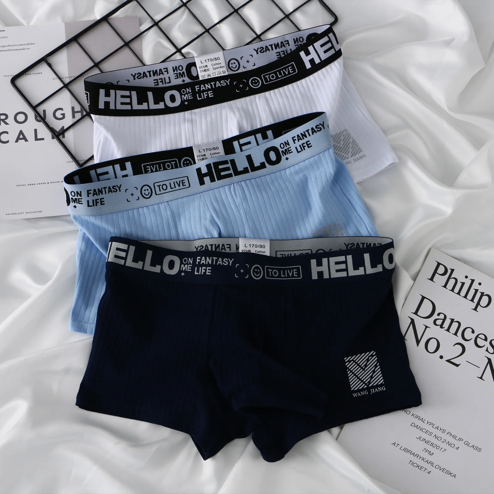 CLEVER-MENMODE 3x Long Bulge Penis Pouch Boxers Sexy Underwear Cotton Mens Panties Elephant Nose Trunks Homme Boxershorts