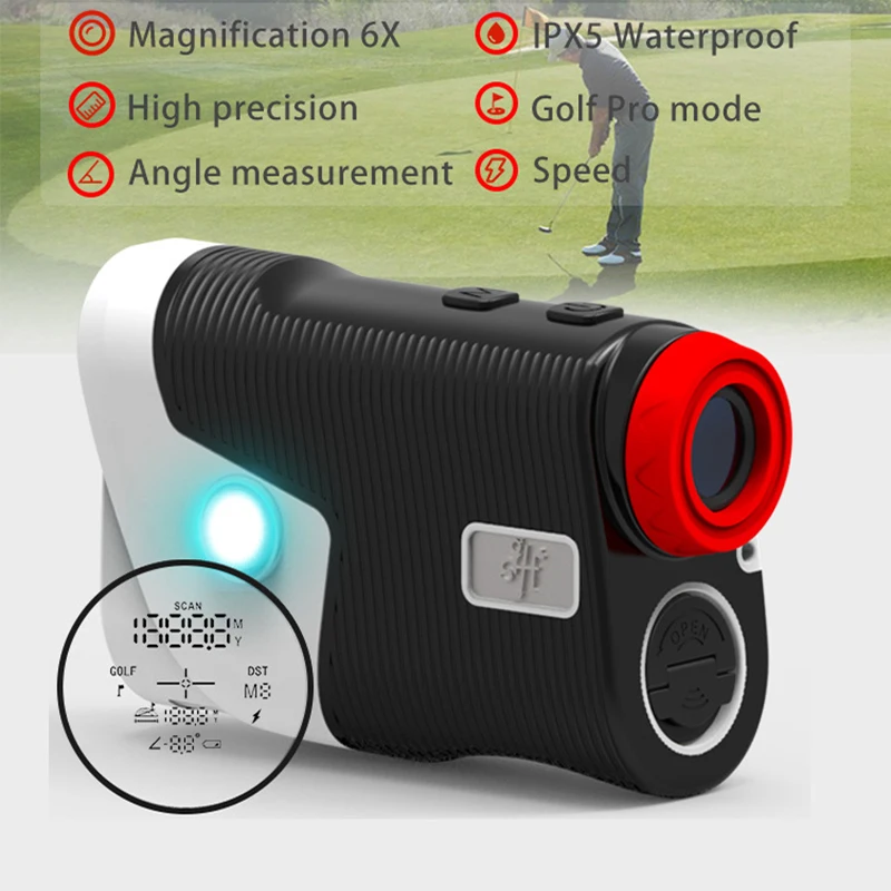 600M Golf Rangefinder Hunting Telescope Outdoor Professional Laser Range Finder Tape Distance Meter Laser Measuring Tool