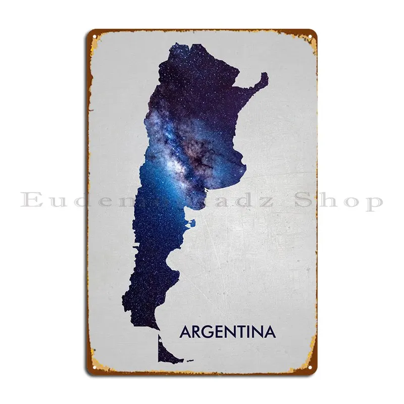 

Аргентина Звездная страна металлический знак клубный Настенный декор бар настенная пещера Железный жестяной знак плакат