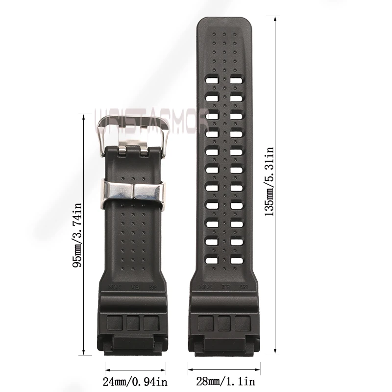 Ремешок из смолы для Casio G-SHOCK GG-1000 GWG-100 GSG-100 Mudmaster, мужской сменный браслет (art.: 3920cd181ec5c) - 3920cd181ec5c