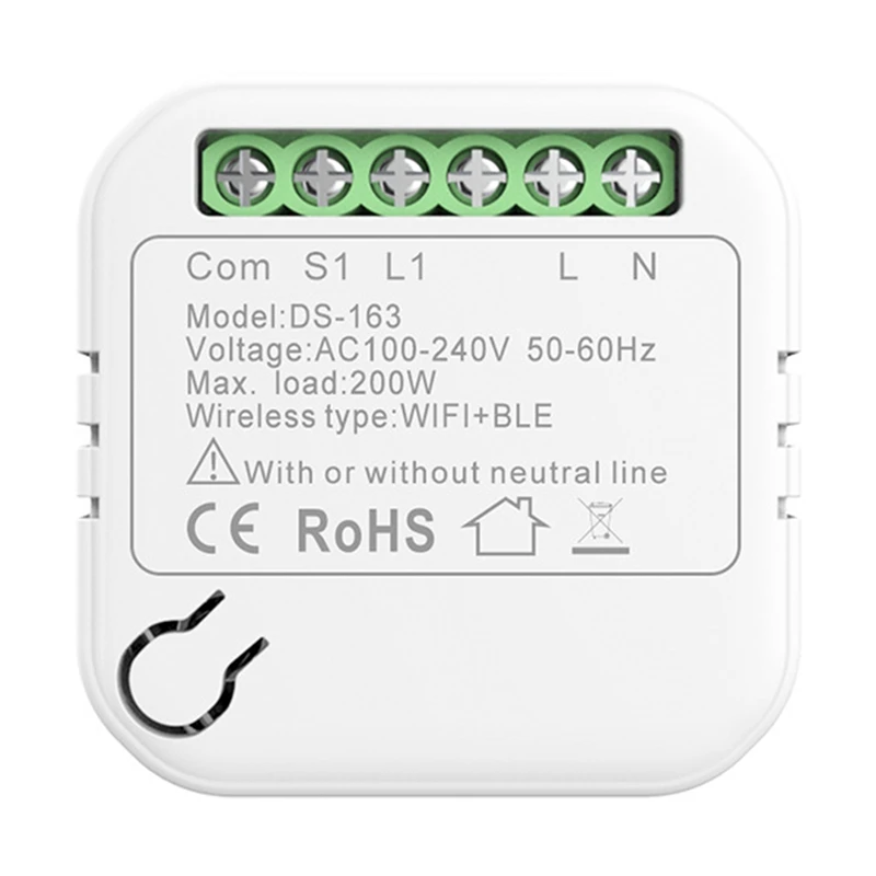 

Tuya Wifi Switch Module 10A Intelligent Home Automation DIY Circuit Breakers Used Conjunction With Alexa Google Home