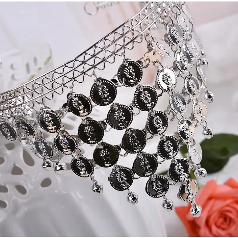 Аксессуары для живота из искусственной кожи индийских танцев. Многослойная