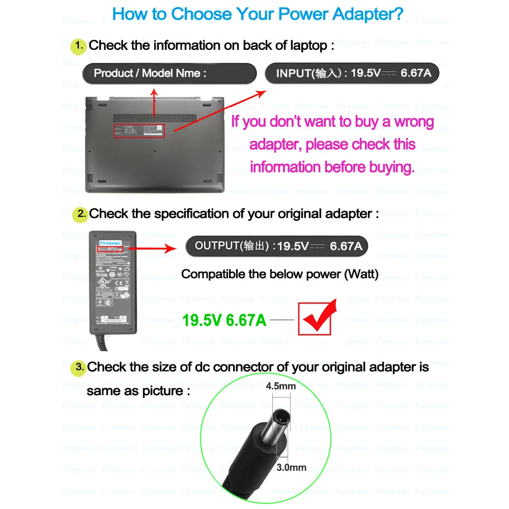 Зарядное устройство для ноутбука 130 Вт Dell Inspiron 15 Plus 7510 HA130PM130 RN7NW TNMGP TX73F 19 5 В 6 67 А