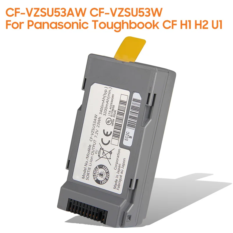 

Replacement Battery CF-VZSU53AW CF-VZSU53W For Panasonic Toughbook CF H1 H2 U1 Rechargeable Laptop Battery 3400mAh