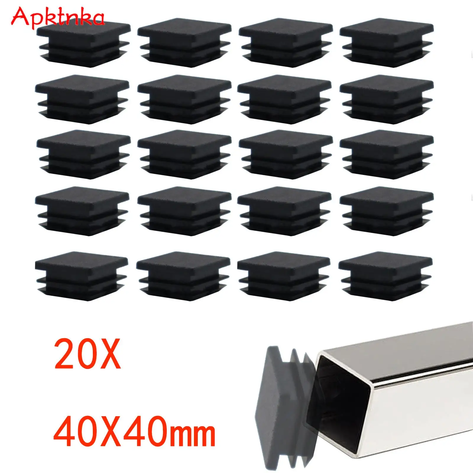 

Пластиковая квадратная заглушка для мебели, 20x1,5 x дюйма