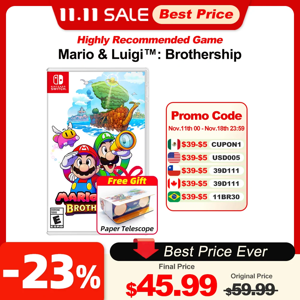 Mario &amp Luigi: Brothership nintendo switch игры Игра Марио и Луиджи: братский корабль Nintendo Switch