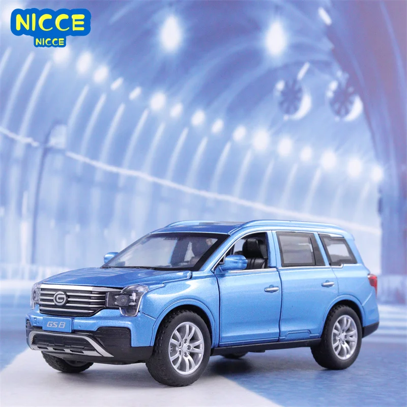 

Nicce 1:32 Trumpchi GS8 Diecasts Toy Vehicles for Car Model with Sound Light Collection Car Toy for Boy Children Gift A131