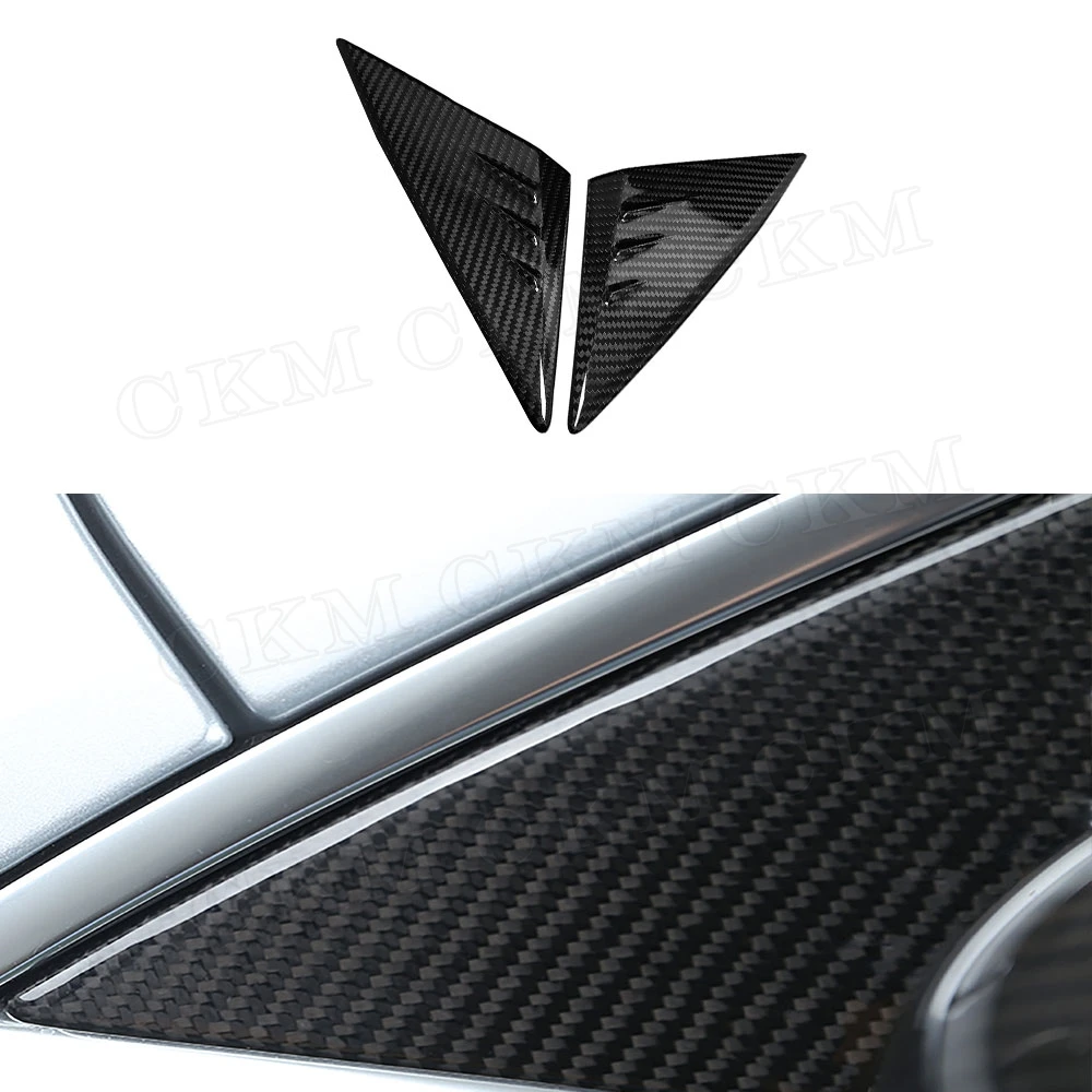 

Автомобильный спойлер для W118 из углеродного волокна А-столбик, автомобильная наклейка на вентиляционное отверстие для Mercedes Benz CLA A Class CLA200 260 A180 AMG 2020