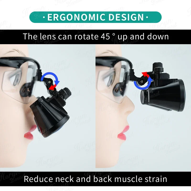 OEM красочное 2.5x 3.5x светодиодный Eye увеличительное стекло Den tal Loupes