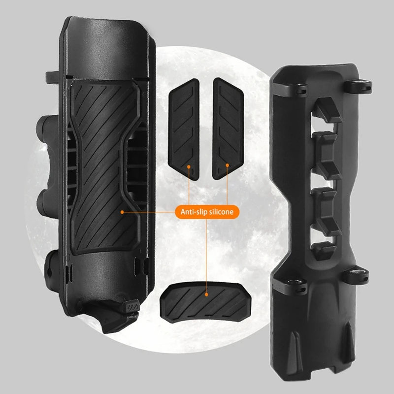 Motorcycle Cup Holder 22Mm-25Mm Protective Bumper Water Bottle 360° Rotation Expandable Beverage
