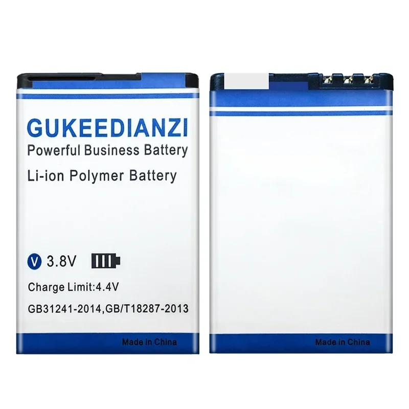 3400 мАч BL 5CT GUKEEDIANZI Аккумулятор BL-5CT для Nokia 5220XM 6730 C5-00 C6-01 C3-01 6303C 5220 6730c C5 6303i + трек-код