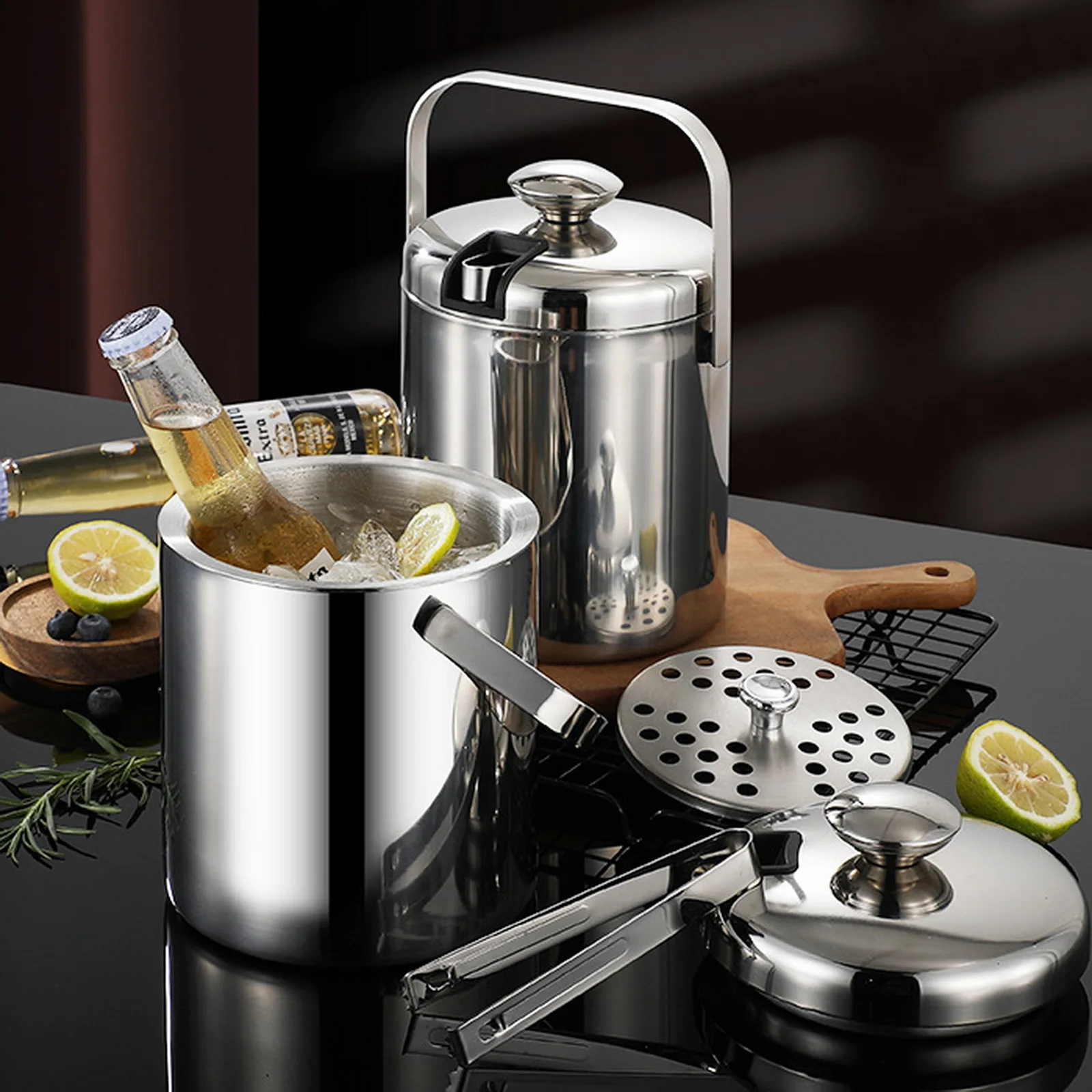 Ведро для льда с двойными стенками л |