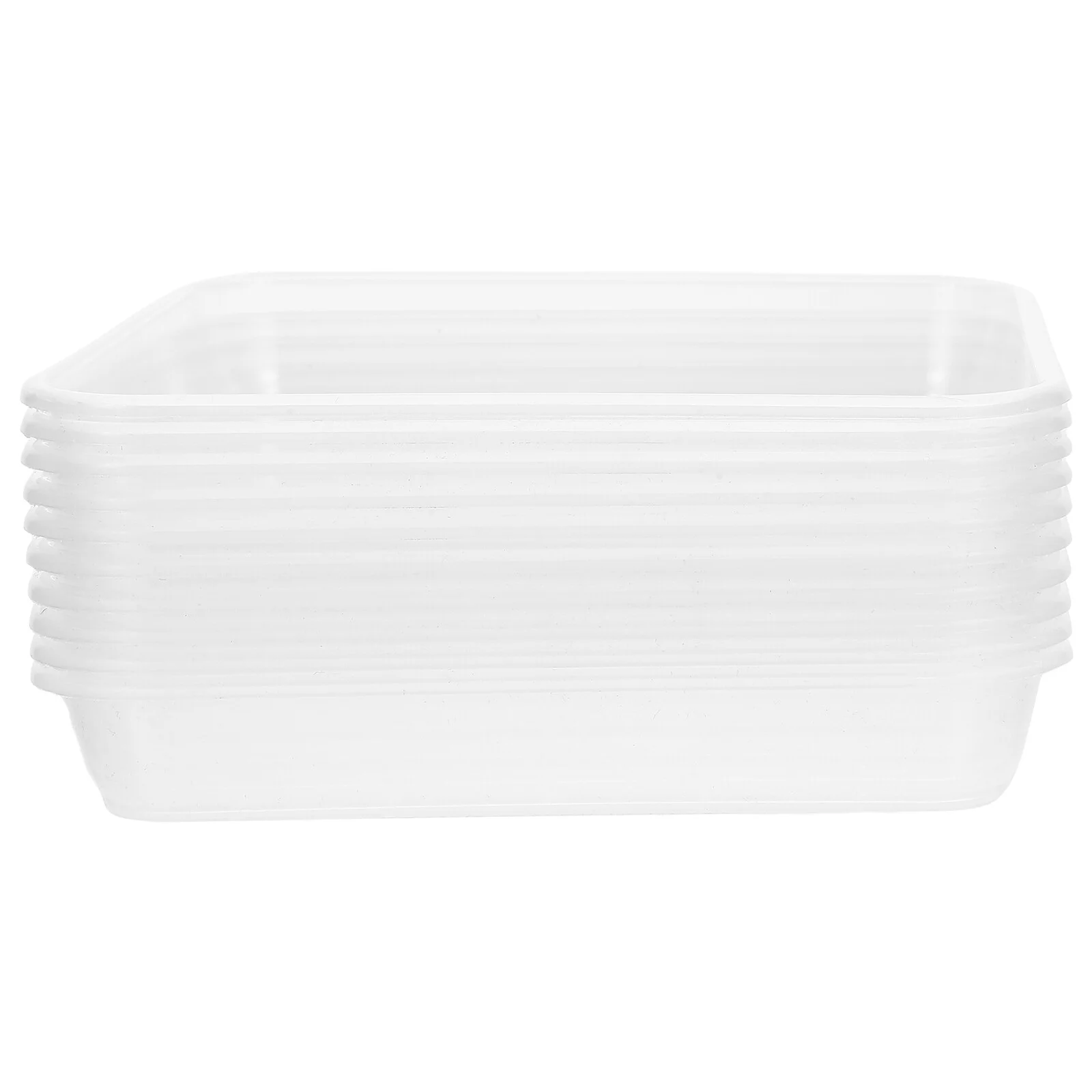 

10 Pcs Pot Tray Saucers Outdoors Pots Plants Potted Trays Houseplants Live Indoor Dishes Flower