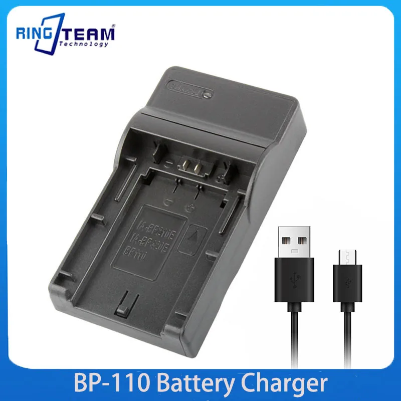 Зарядное устройство BP110 для путешествий с USB-портом для аккумулятора для цифровой камеры Canon BP-110 R20 HFR200 HF R21 FR28 HFR27 HFR26 HF R206 Зарядное устройство BP110 для путешествий с USB-портом для аккумулятора для цифровой камеры Canon BP-110 R20 HFR200 HF R21 FR28 HFR27 HFR26 HF R206