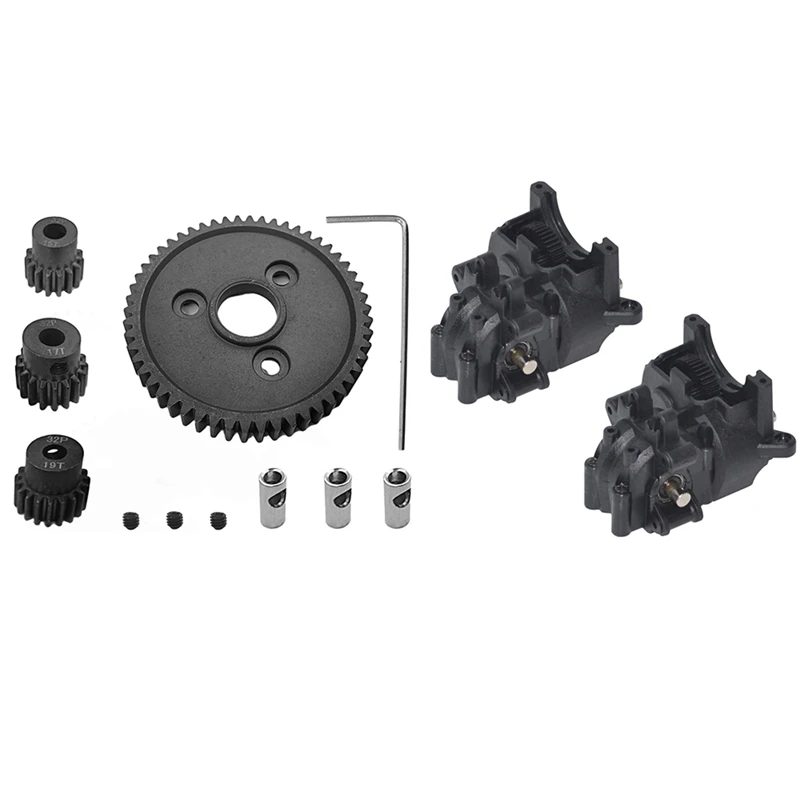 

Металлическая Цилиндрическая Шестерня 54T 0,8 32P 3956 с шестерней 15T 17T 19T с 2 задними шестернями для XLF