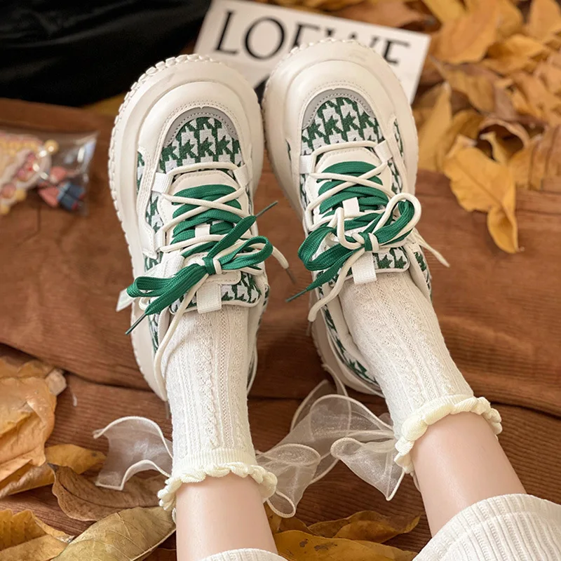 

Женские кроссовки на платформе, Белые Повседневные кроссовки для тенниса, весна 2022