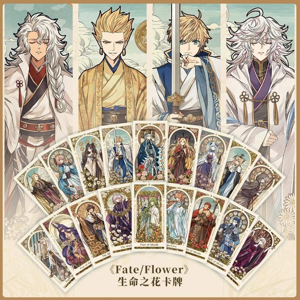 

Anime Fate/Grand Order Flower Of Life Cosplay Tarots Playing Cards Tarot Game Cards Collection Cards Props Gift
