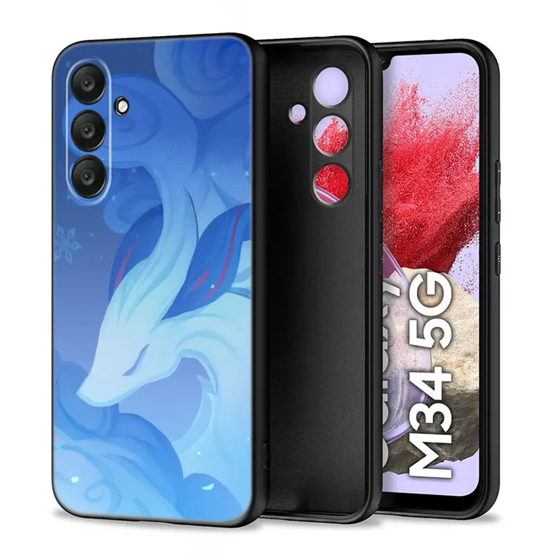Популярный чехол для телефона Genshin Impact Game Samsung Note 10 Lite 20 Ultra M04 M13 M32 4G M14 M15 M23 M33 M34 M42 M52
