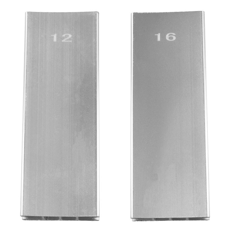 Шлифовальный блок с двусторонним радиусом алюминиевый Aolly Fret выравнивающий гриф
