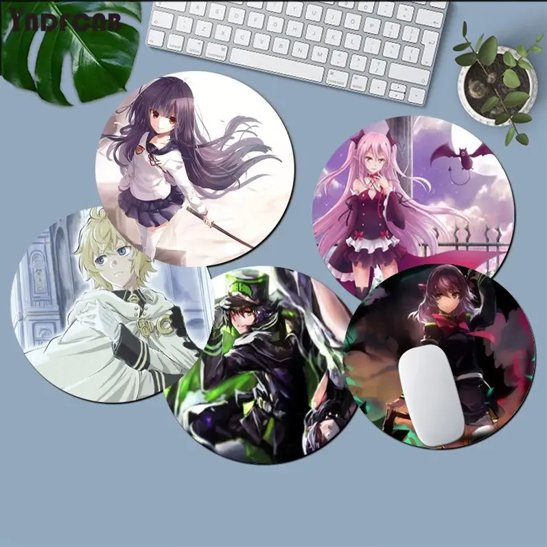 

YNDFCNB Your Own Mats Seraph Of The End Durable Rubber Mouse Mat Pad gaming Mousepad Rug For PC Laptop Notebook