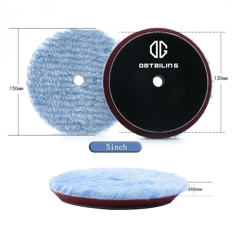 

Полировальные Круги Из Микрофибры 3, 5, 6 Дюймов Для Полировки Кузова Автомобиля, Нанесения Воска, Полировки Дисков
