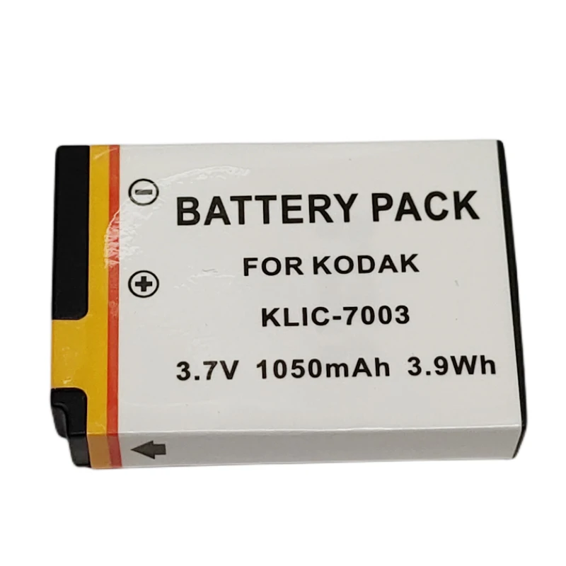 1050 мА/ч 100% Новый Сменный аккумулятор для камеры Kodak KLIC-7003 2x7003 M380 M381 M420 M420K M420PU MD81 V803 V1003 Z950