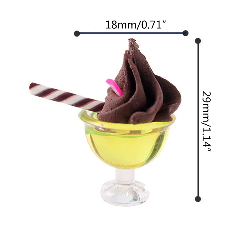 

Cute 1/12 Scale Mini Coffee Juice Milk Cups Play Miniature Food Dollhouse Mugs Drinks for Barbies Doll House Kitchen Toy