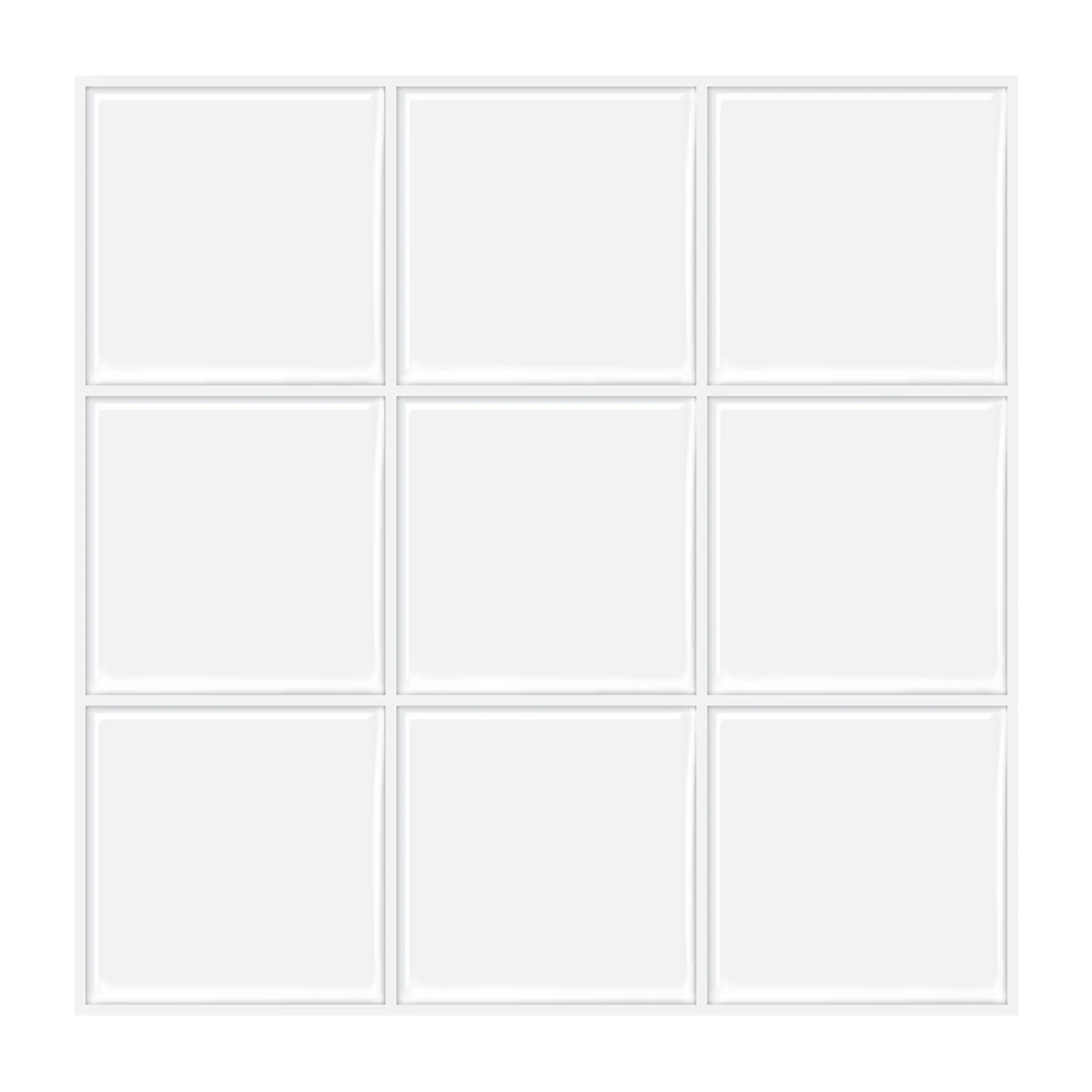 

5pcs Peel & Stick Oil Proof Backsplash Wall Tiles Self Adhesive Wall Sticker Waterproof for Home Decoration