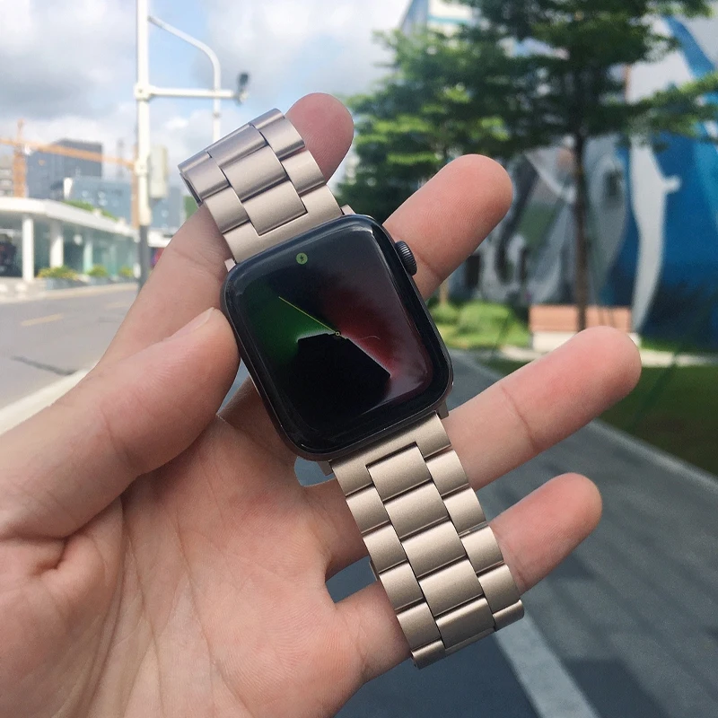 Stainless Steel Strap for Apple Watch Band 49mm 40mm 44mm 42/38mm 41mm 45mm Bracelet IWatch Series 8 7 SE 6 5 4 Ultra WatchBand