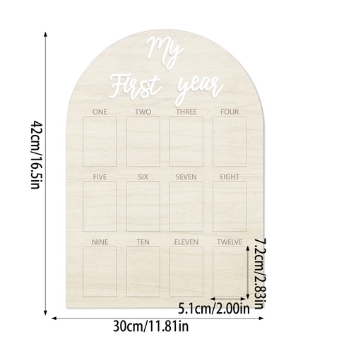 Деревянная доска для мейлстоунов Cyuan