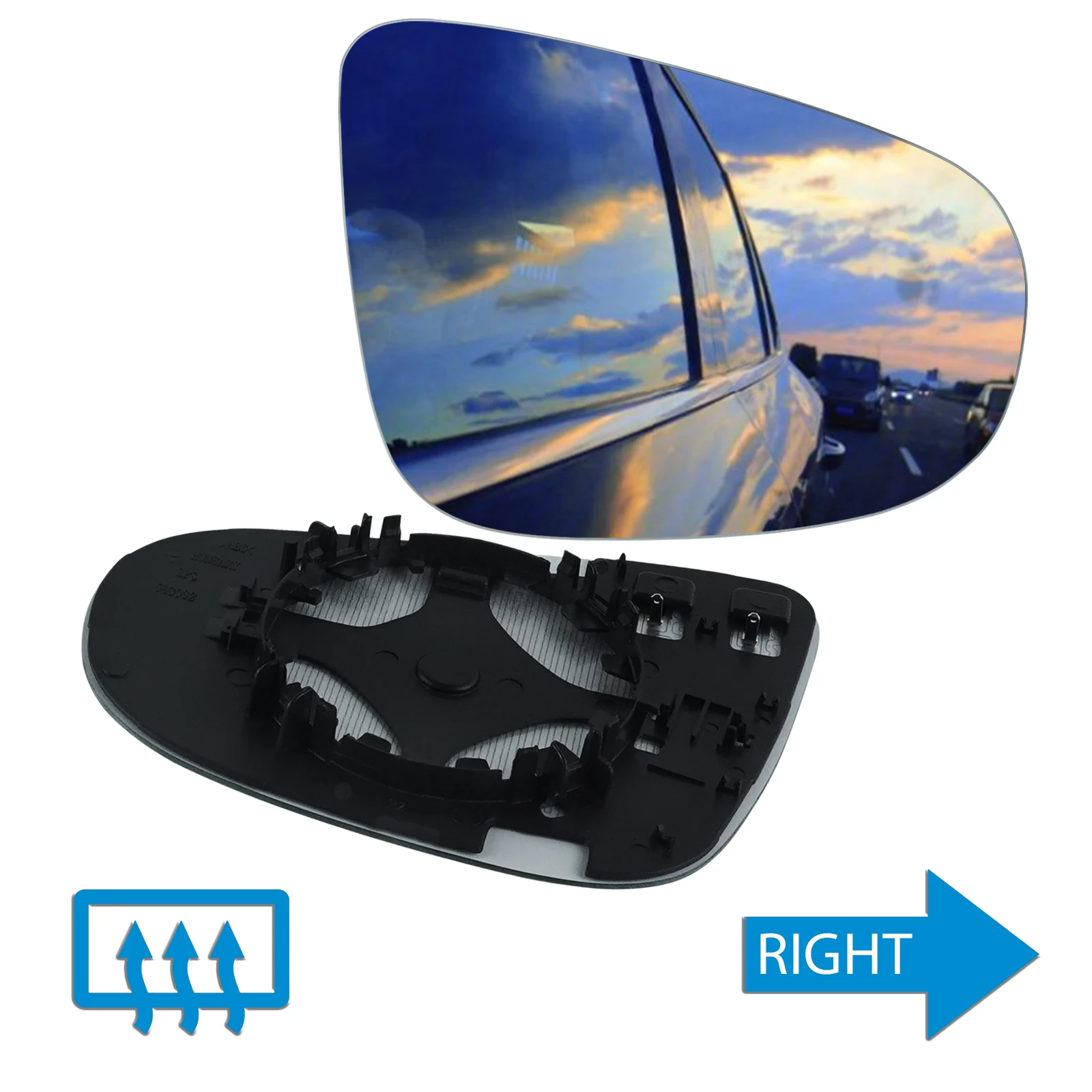 

Зеркало заднего вида с подогревом, выпуклое крыло, правое для VW Golf 6 MK6 5K 2009-12 годов