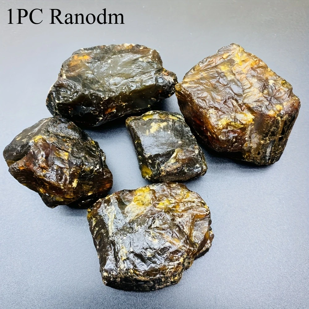 

Сырой необработанный янтарь с включениями CrystalHola